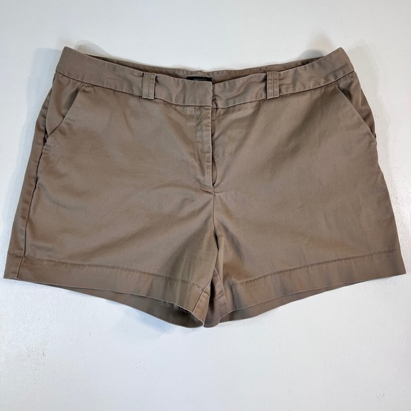 Worthington Pants - Worthington Modern Fit Chino Shorts 16 Tan Khaki Mid Rise‎ Cotton Stretch Casual
